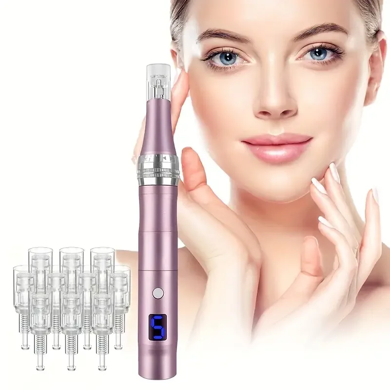 Фото Косметический прибор Dema Pen Home Beauty Device с 10 насадками. Сменные насадки 1 мм №1