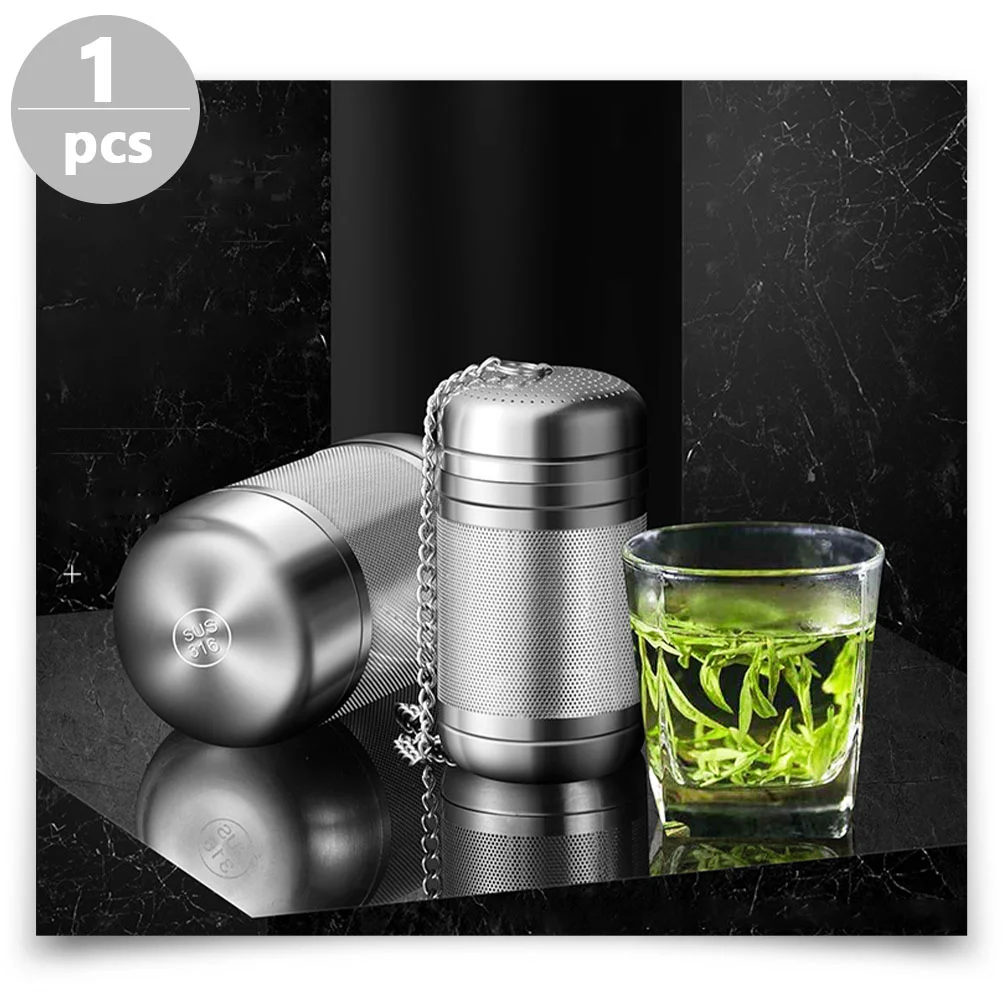

Tea Infuser Strainer Filter Basket Mesh Loose Seasoning Leaf Steeper Cooking Steel Stainless Fine Soup Metal Seasonings Brewing