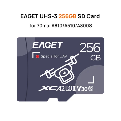 Карта памяти Lexar High Endurance 64 ГБ Micro SD USH-1 U3 Max 100 МБ/с Водонепроницаемая TF-карта для видеорегистратора 70mai 4K A800S, A500S