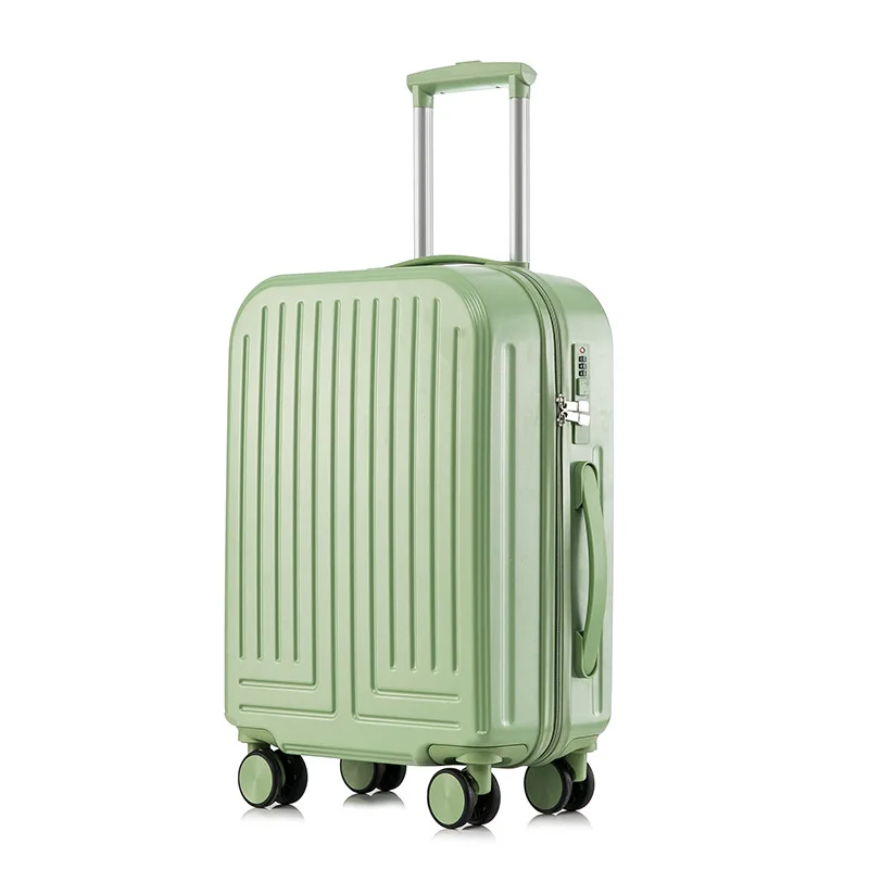 Luggage Suitcase 20 Inch Boarding Case 22 24 26 Inch Trolley Case Universal Wheel Male and Female Student Password Box Leather