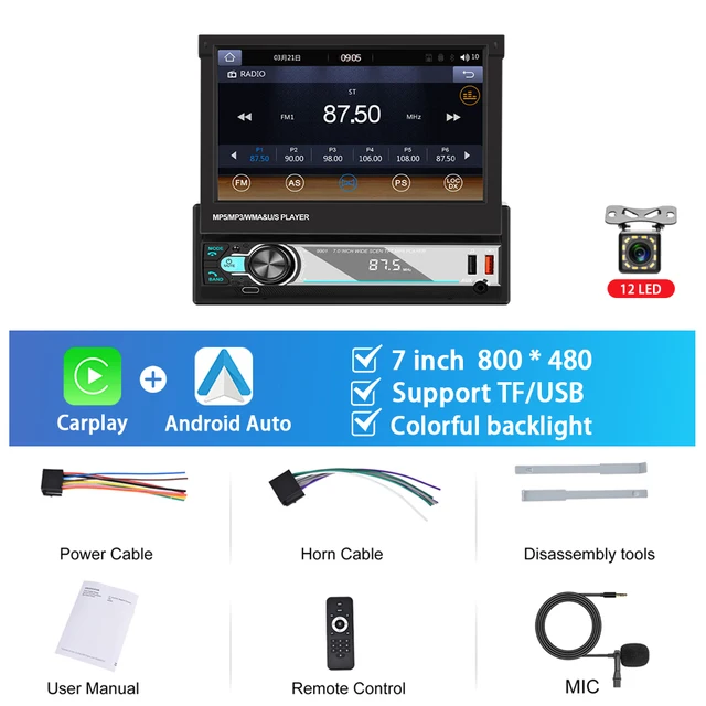 1din магнитола idoing android 10 iptx