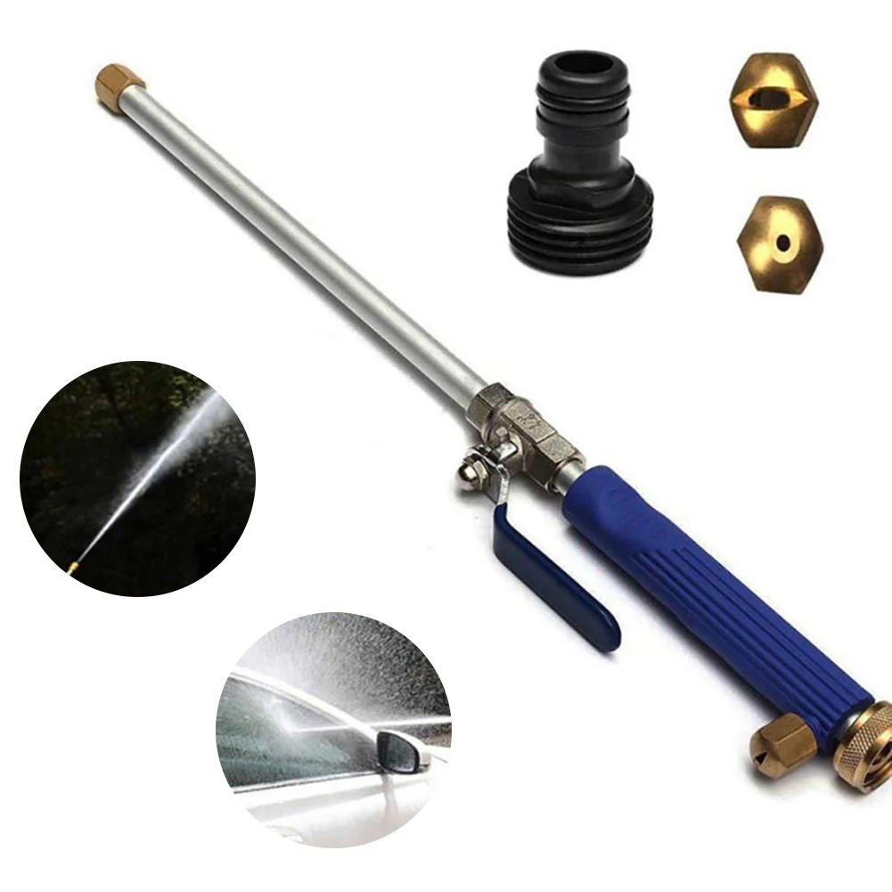 

High Pressure Spray Water Gun Garden Hose For 3/4" Garden Hoses Sprinkler Car Cleaning Wash Tool Plant Watering
