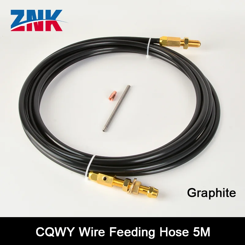 

ZNK CQWY Qilin HR Ручная лазерная сварочная трубка для подачи алюминиевой графеновой проволоки с пружиной 2,0 мм из алюминиевой проволоки