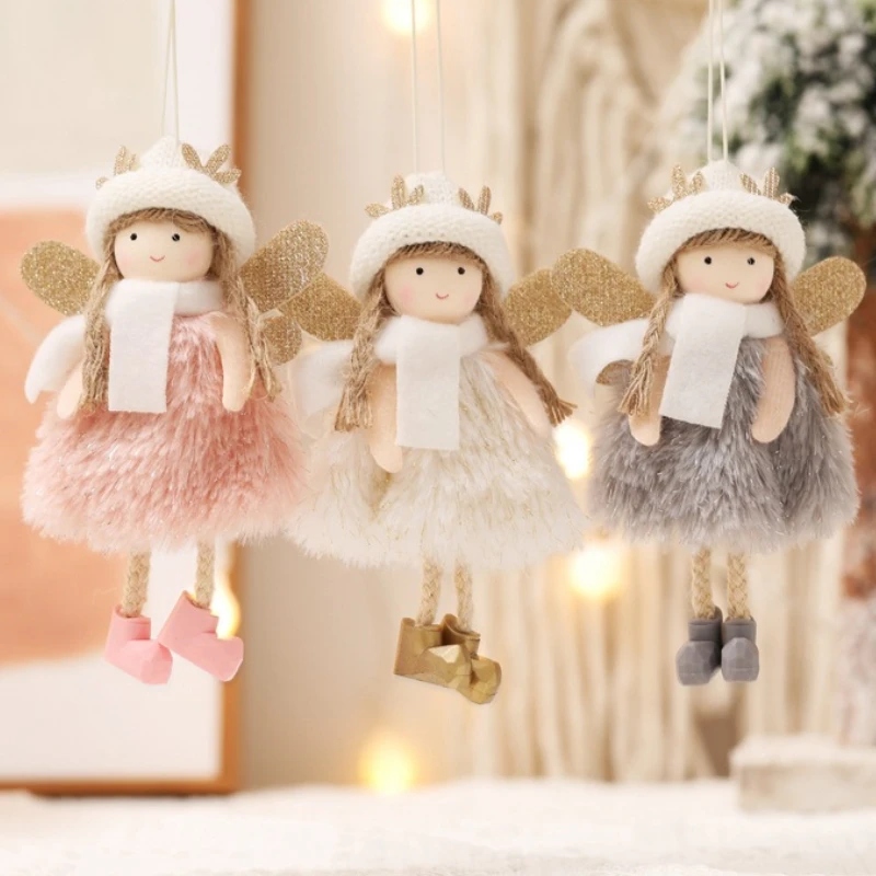 

2023 New Year Gift Cute Christmas Angel Doll Xmas Tree Ornament Noel Deco Christmas Decoration for Home Natal Navidad
