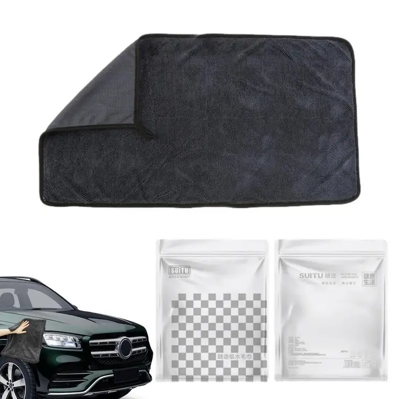 

Microfiber Car Towels Weave Cleaning Rag With Reinforced Edges Microfiber Car Towel Cleaning Rag For Remove Dirt Grime Debris