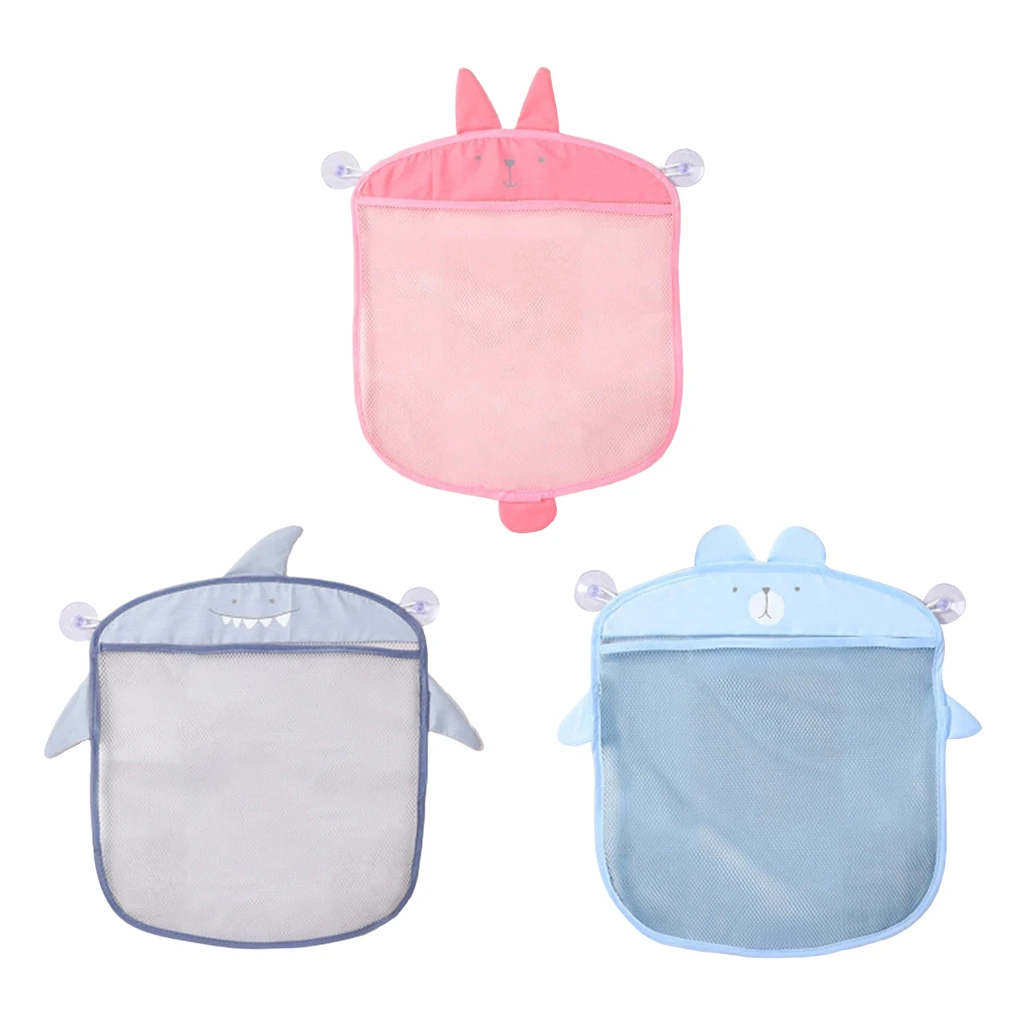 

Bath Toys Bag Baby Bathroom Mesh Bag Kids Basket for Toys Net Cartoon Animal Shapes Waterproof Cloth Sand Toys Beach Storage