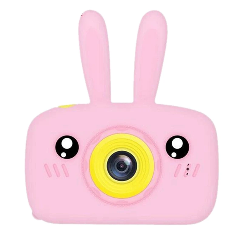 

Rabbit Child Camera 12MP Pixel Photo Recording Multi-Function Children's Toy Soft Silicone Children Kid Camera