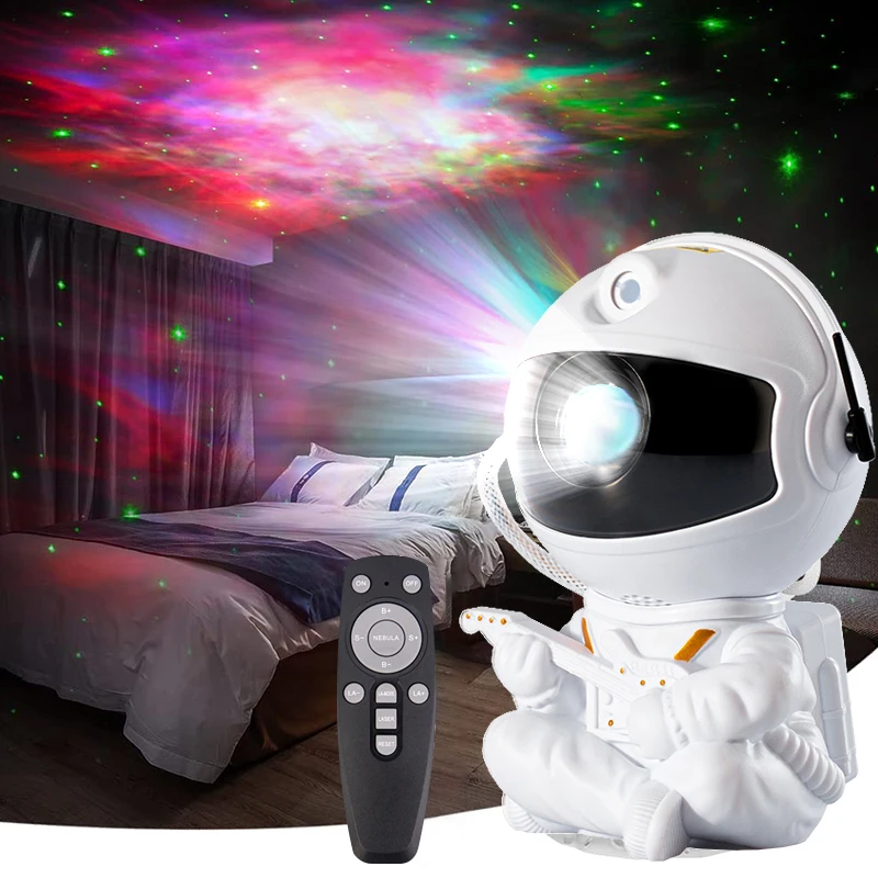 

NEW Astronaut Projector Starry Sky Stars Galaxy Projector Night Light LED Lamp for Room Decor Bedroom Decorative Nightlights