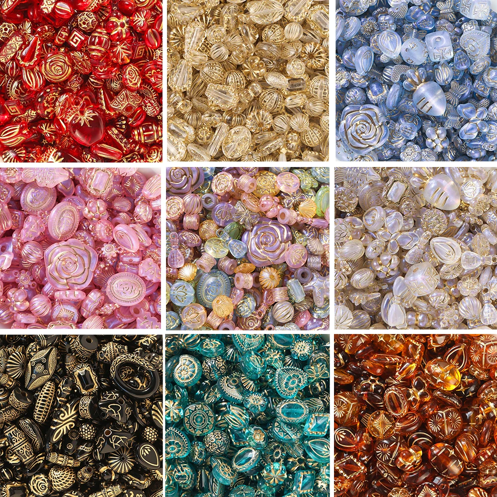 20 г/лот акриловые смешанные классические бусины свободные бусины-разделители