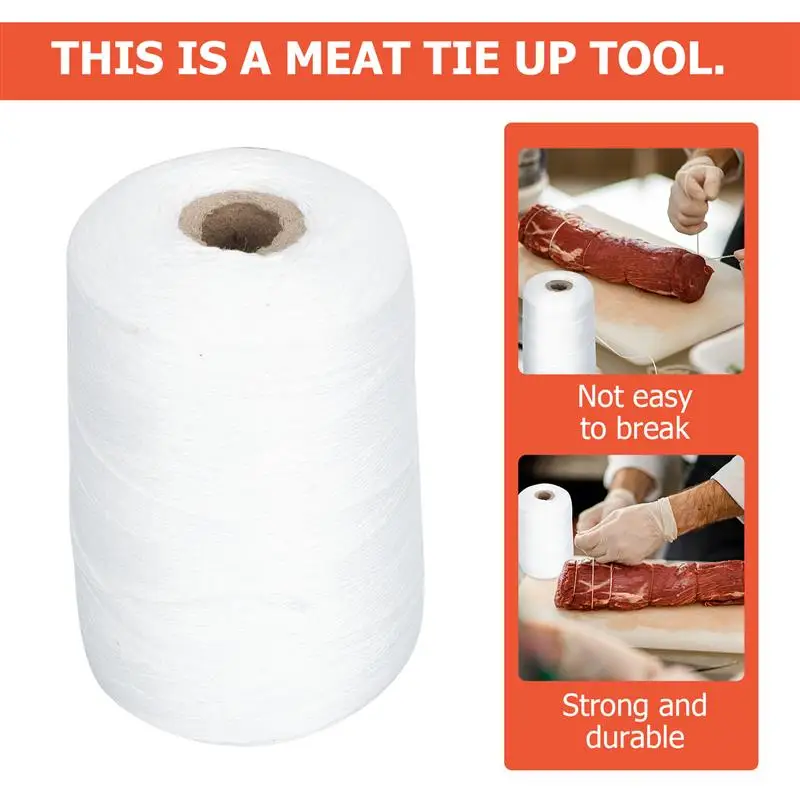 

String Twine Meat Netting Cotton Sausage Net Ham Rope Roll Cooking Tying Kitchen Gift Zongzi Thread Bakers Kitchen Cooking Tool
