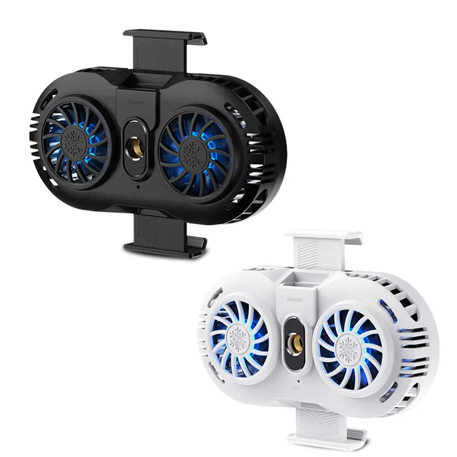 Double Fan Mobile Phone Radiator Phone Holder Cooling AH-102 Semiconductor Refrigeration Cooling Portable Mobile Phone Radiator images - 6