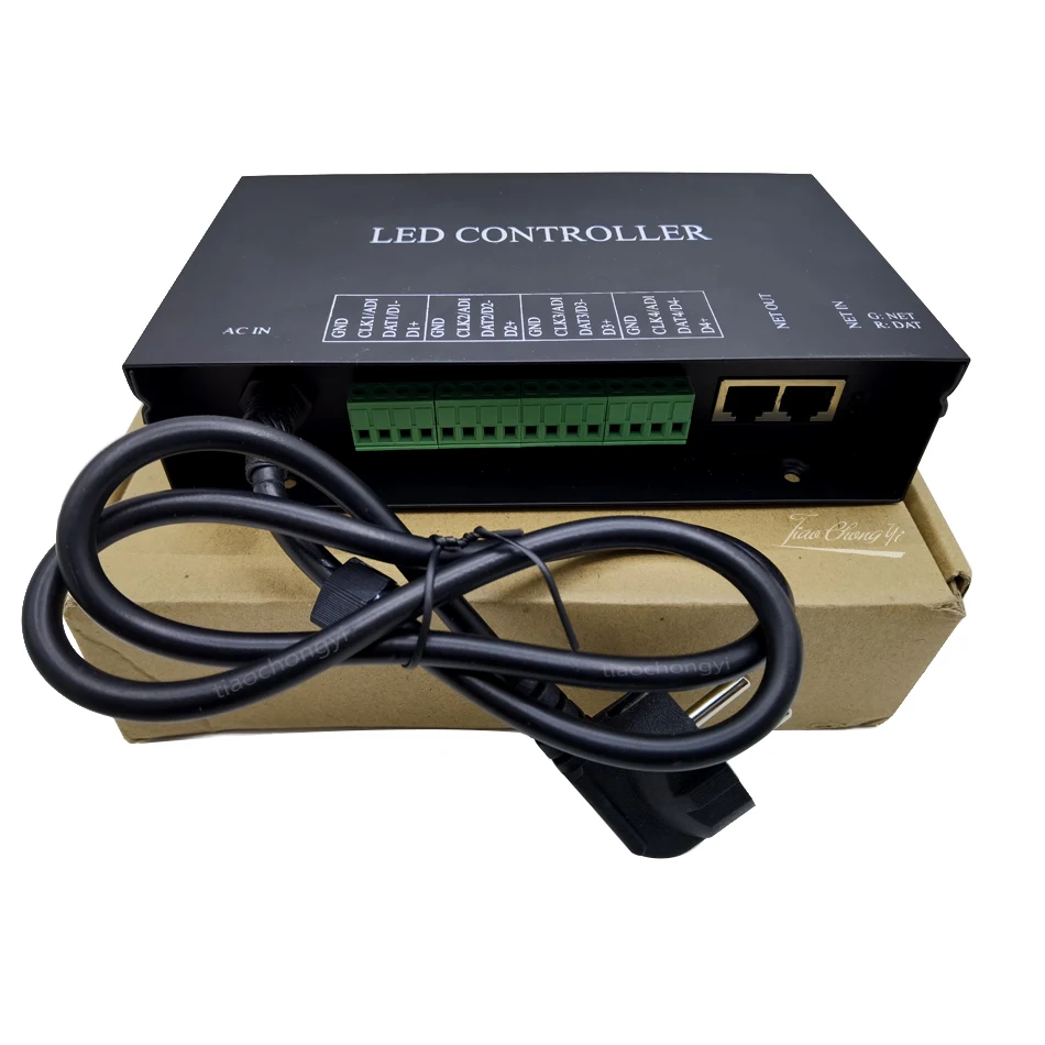 H802RA 4 Ports (4096 Pixels) Artnet Controller DMX Artnet Controller  WS2811 Artnet Madrix protocol Controller for LED Light