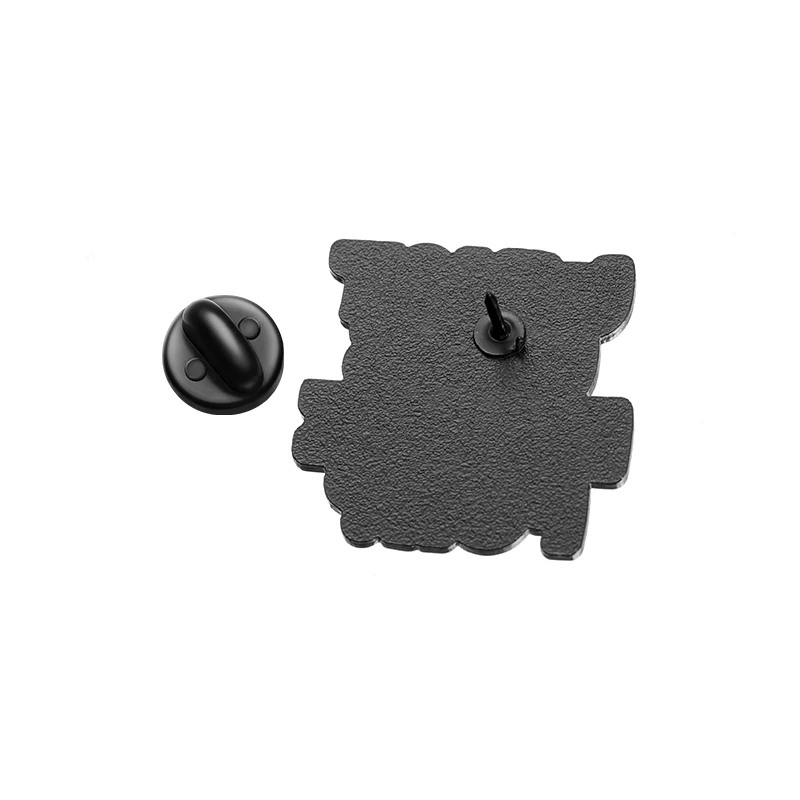 Эмалированная заколка с текстом песни на заказ счастливее чем когда-либо вы