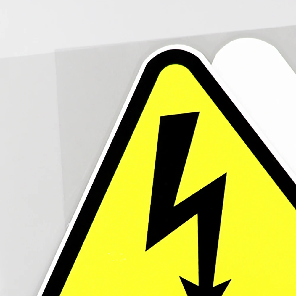 Предупреждающая переводная наклейка высокого напряжения из ПВХ 15 4 см * 17