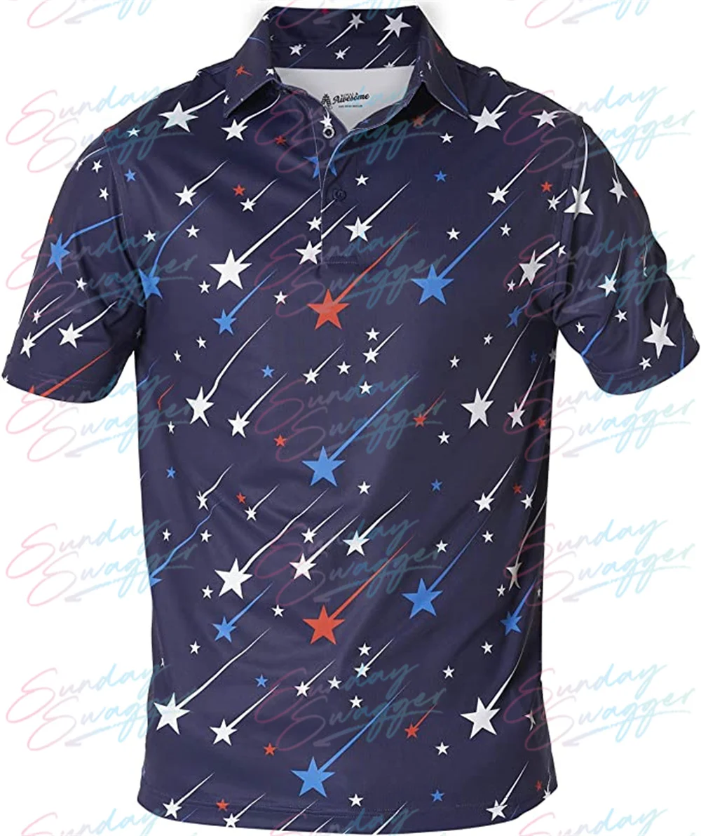 Sunday Swagger New Summer Golf Wear Men Short Sleeve Polo Shirts Tops Breathable Table Tennis Clothing Fashion Outdoor Sports