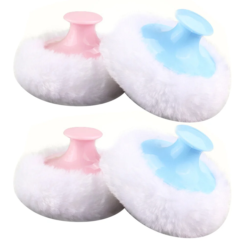 

Puff Sponge Body Baby Talcum Pad Dusting Plush Newborn Makeup Loose Face Fur Furry Foundation Handle Puffs Cornstarch Large