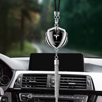 new car rearview mirror pendant auto interior hanging ornaments for tesla model y x z 3 badge emblem decoration accessories