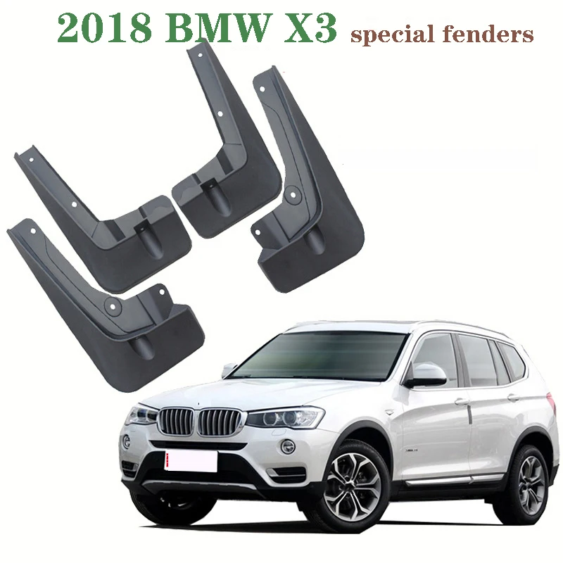 

Брызговики BMW X3 2018, брызговики, модифицированные автозапчасти, украшение