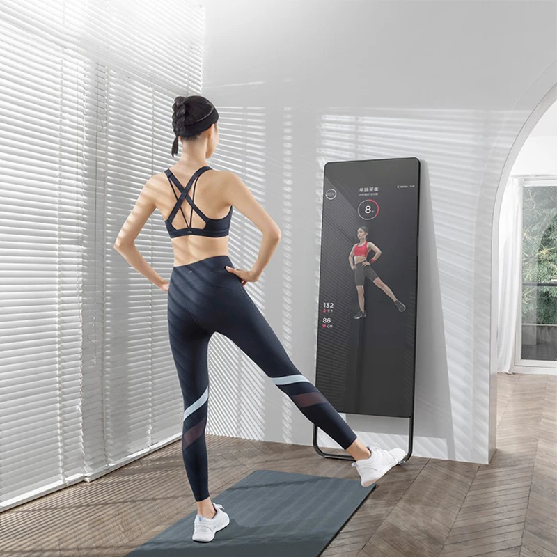 

Intelligent Mirror Glass Interactive Stand Exercise Fitness Smart Gym Workout Mirror Exercise Mirror For Fitness