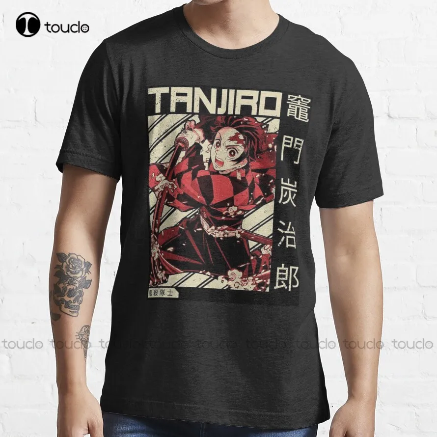 

Tanjiro Demon Slayer Kimetsu No Yaiba T-Shirt Men'S Golf Shirts Custom Aldult Teen Unisex Digital Printing Xs-5Xl Tshirt Classic
