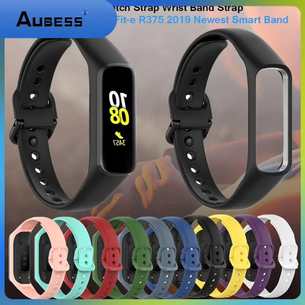 

Soft Smart Band Colorful Fitness Tracke Silicone Strap Replacement Wristband Accessories For Samsung Galaxy Fit-e Fit E Sm-r375