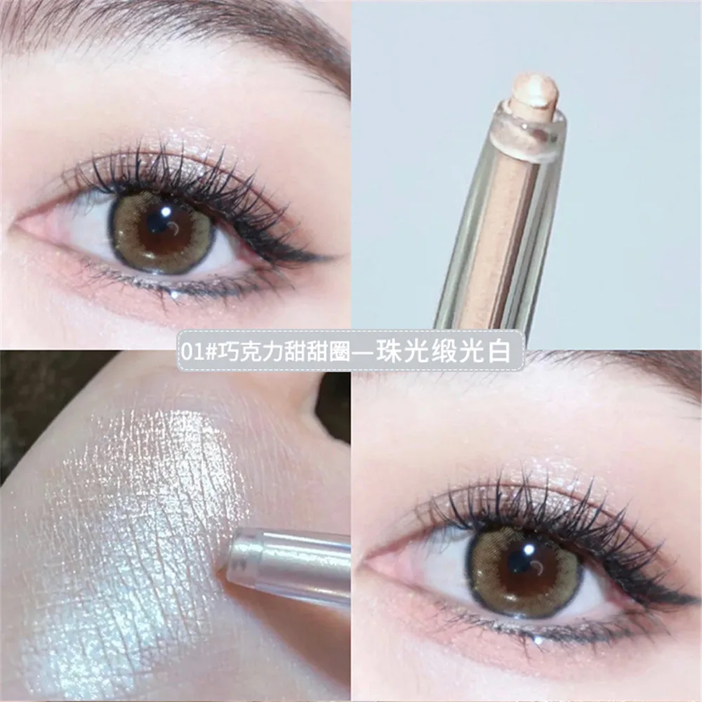 

Glitter Eyeshadow Pen Pearlescent Matte Diamond Eyeliner Pen Waterproof Highlight Brighten Silkworm Makeup Pencil Shiny Eyelids