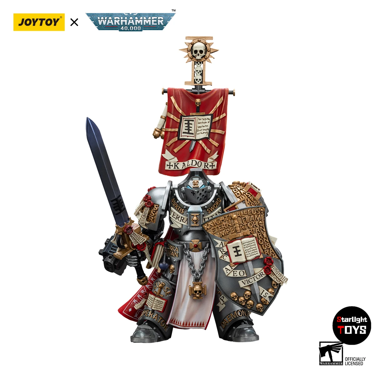 Фото JOYTOY 1/18 Фигурка Warhammer 40K Grey Knights Kaldor Draigo Модель игрушки в подарок №3