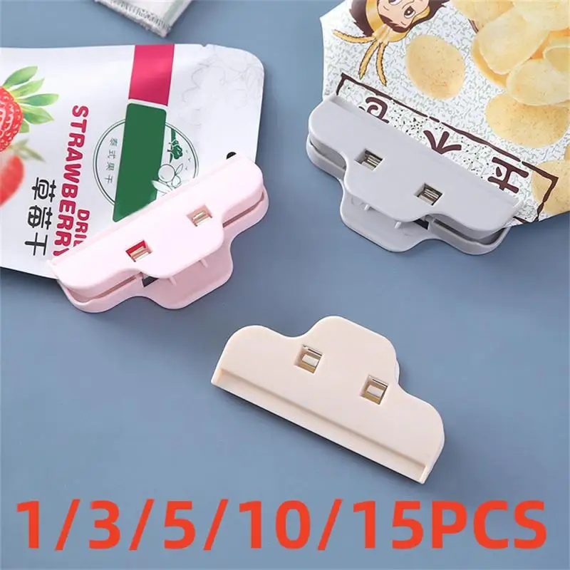 

1/3/5/10/15 шт./партия, пластиковые зажимы для упаковки закусок