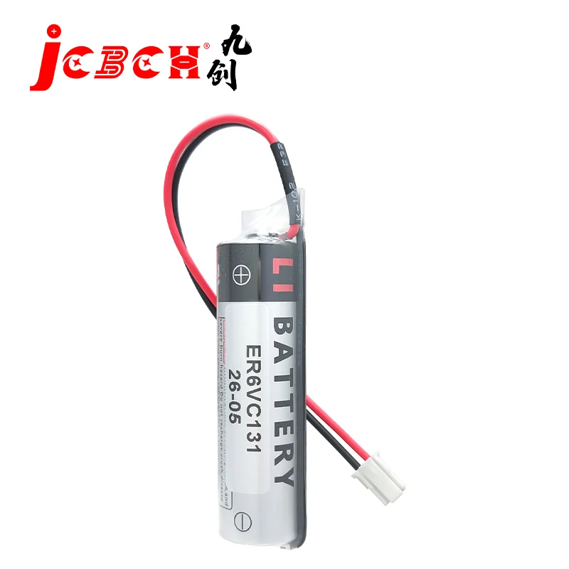 Фото Одноразовая литиевая батарея JCBCH ER6VC131 3.6В, подходит для контроллера сервопривода Yaskawa, энкодера, манипулятора ER6V №5