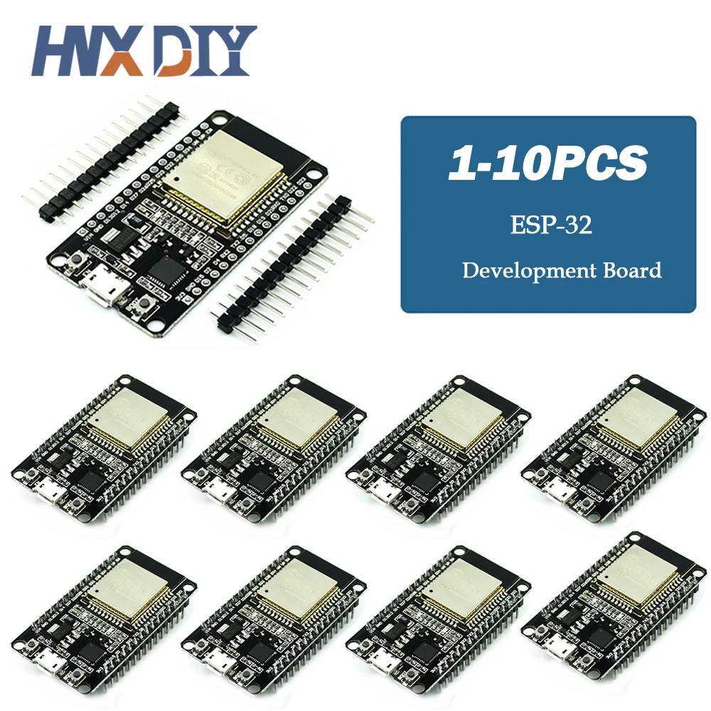 

ESP32 ESP-32 Development Board Wireless WiFi Bluetooth-compatible module Dual Core CP2102 Filters Module 2.4GHz RF For Arduino