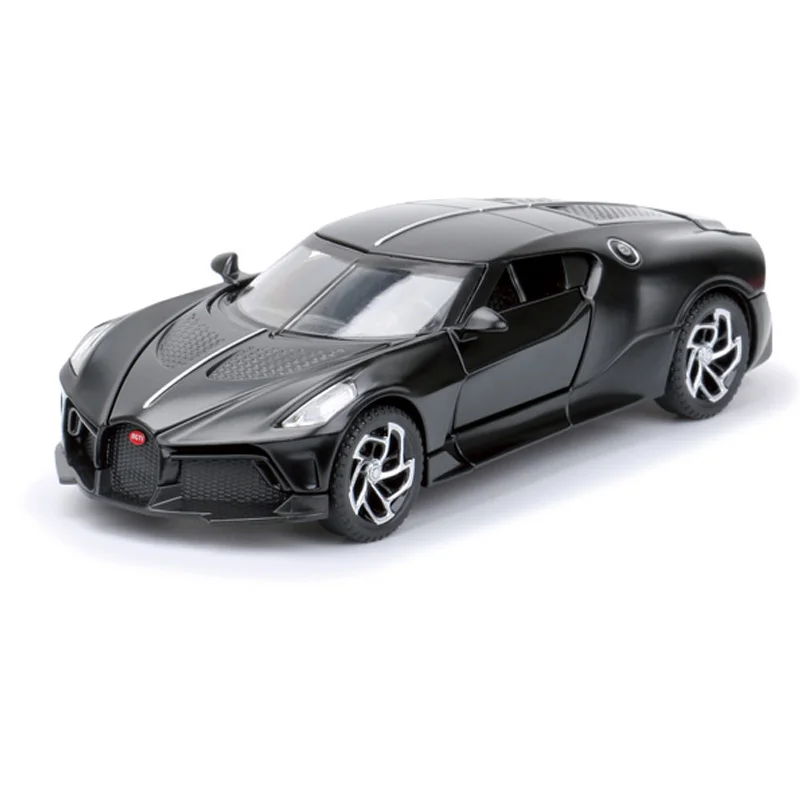 Модель спортивного автомобиля Bugatti La Voiture черная модель игрушечного литый под