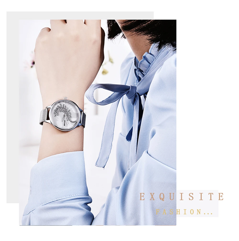 BENYAR новые стильные женские кварцевые часы модные влагостойкие импортные |