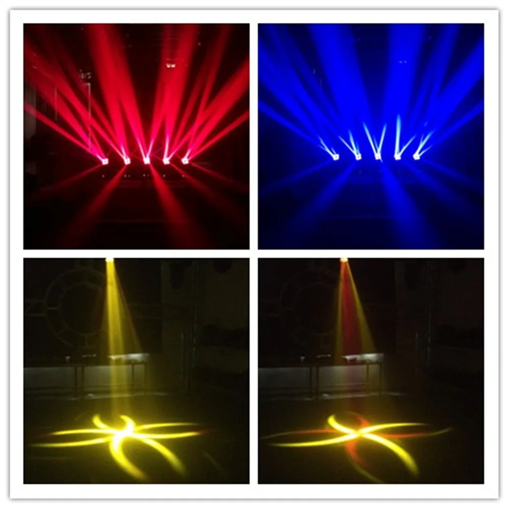 6 шт./партия сверхъяркий прожектор для диджея 4x25 Вт