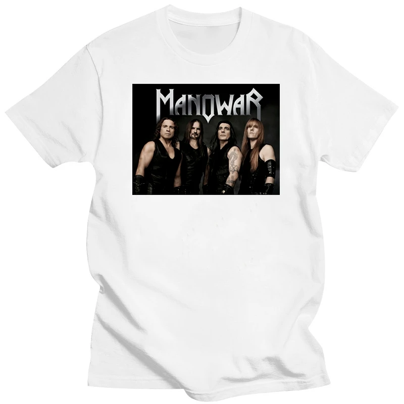 

T Shirt Mens Manowar Rock Band Top Tour 2019 Clothing Short Sleeve Fashion