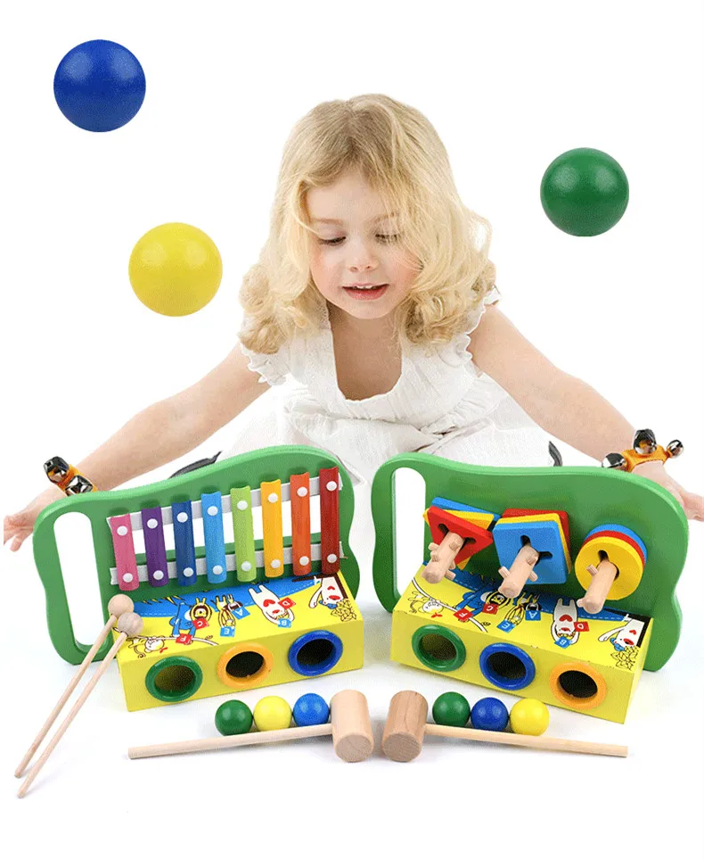

[Забавное] Деревянное пианино с большими частицами, универсальное настольное пианино, развивающая настольная игра, игрушки для детей, подарок на день рождения