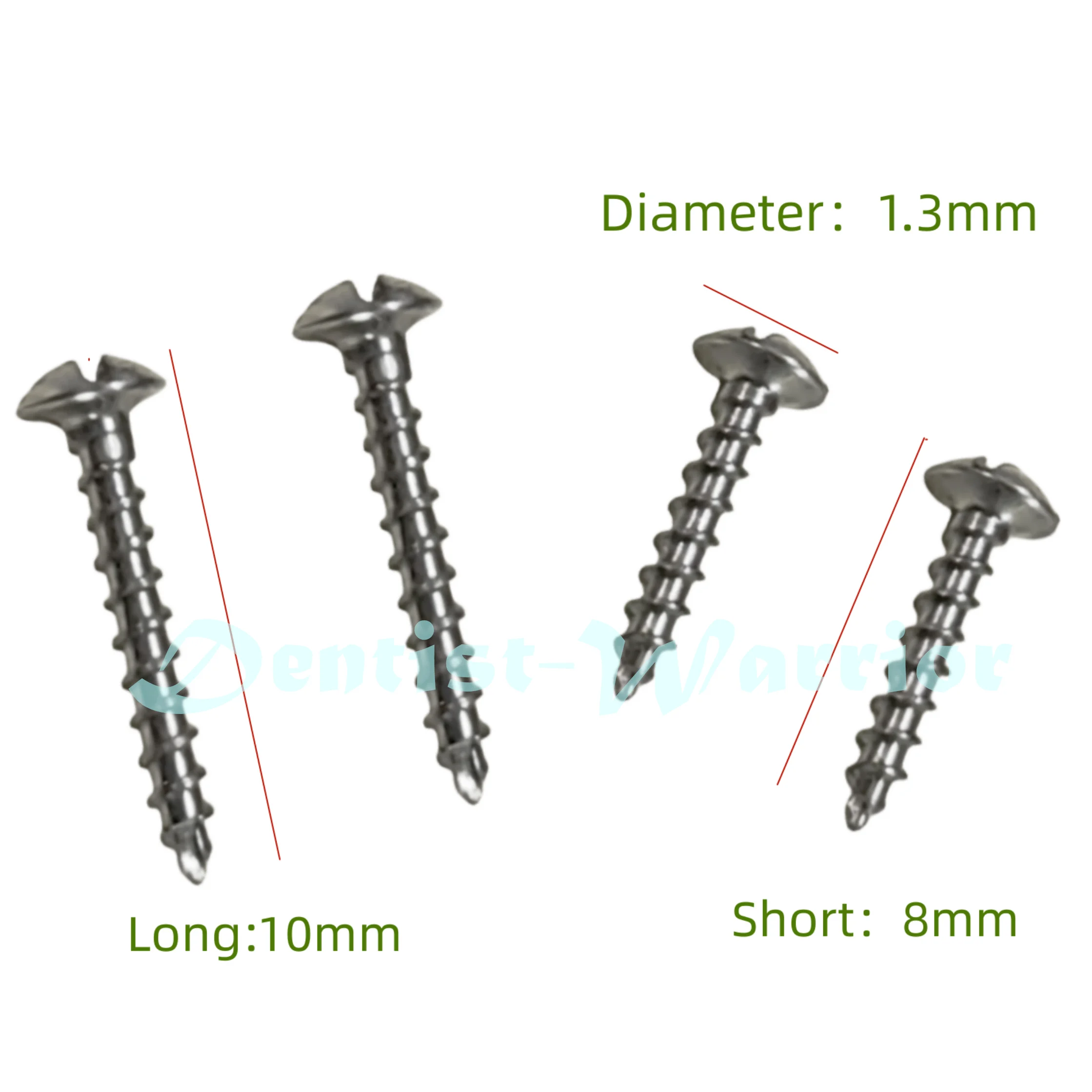 20 шт. стоматологический Самонарезающий винт GBR с полной резьбой для фиксации