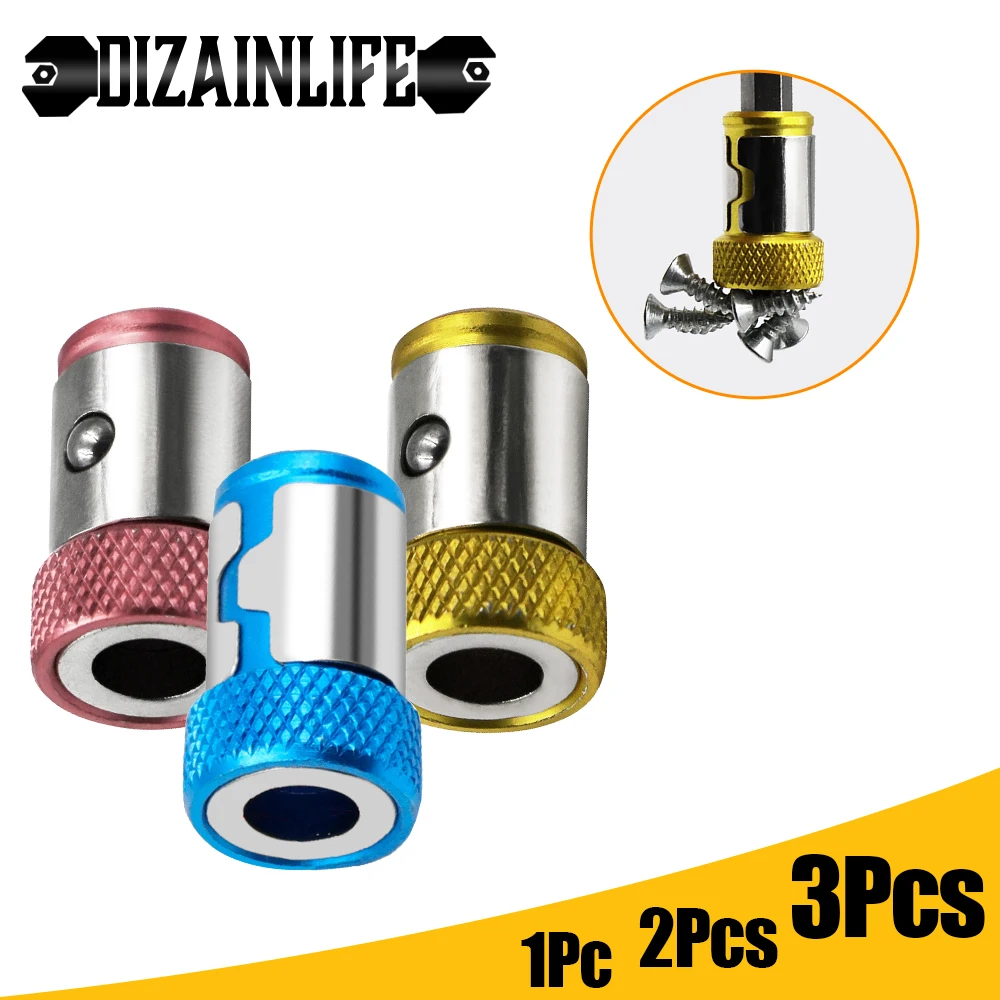 

Магнитный держатель для бит, магнитное кольцо из сплава, держатель для бит отвертки, антикоррозийный Сильный магнитный держатель для бит