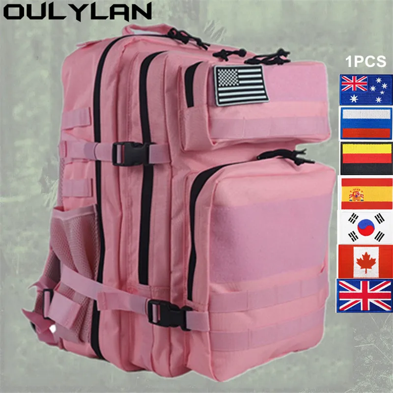 

Новый военный тактический рюкзак Oulylan 45 л, уличная тренировочная сумка для спортзала, походный дорожный рюкзак, армейский 3D-Рюкзак Molle