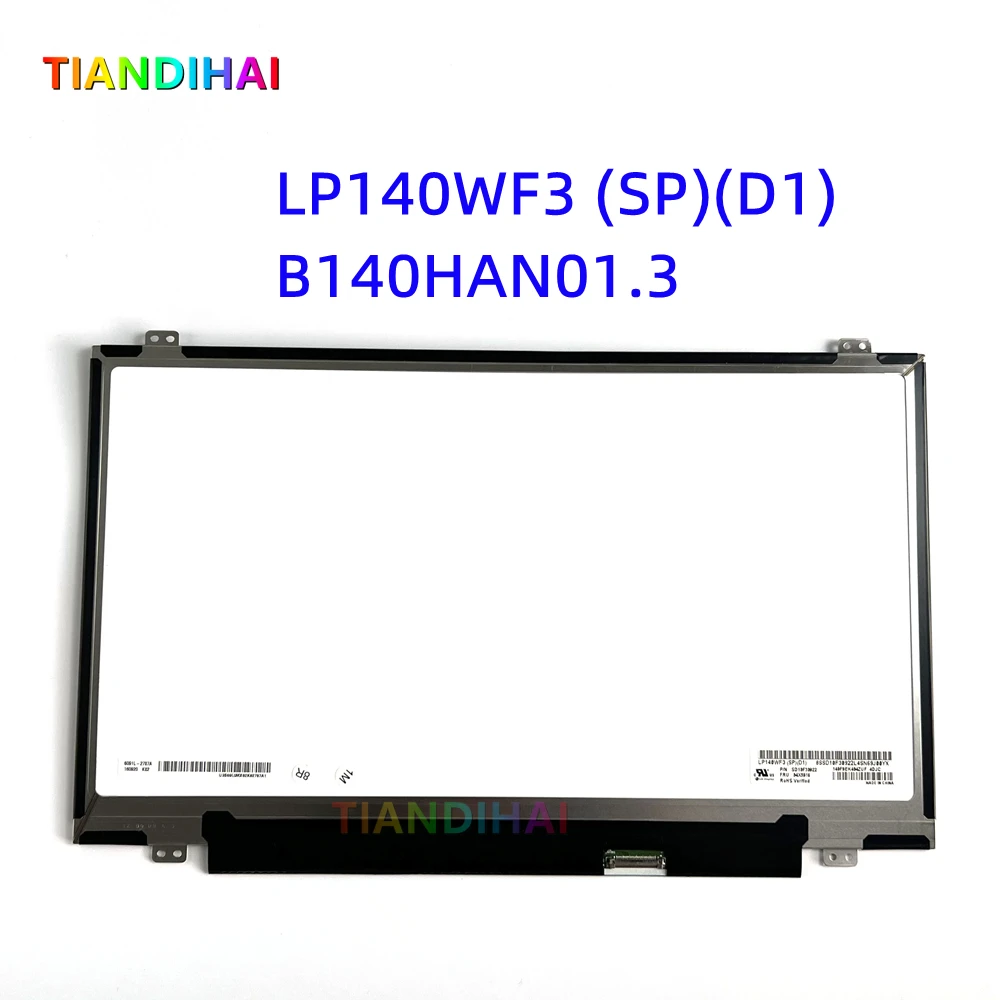 

LP140WF3-SPD1 B140HAN01.3 For ThinkPad T450 20BU 20BV 72% NTSC Laptop LCD Screen 1920*1080 IPS EDP 30pin FRU 00HT622 04X5916