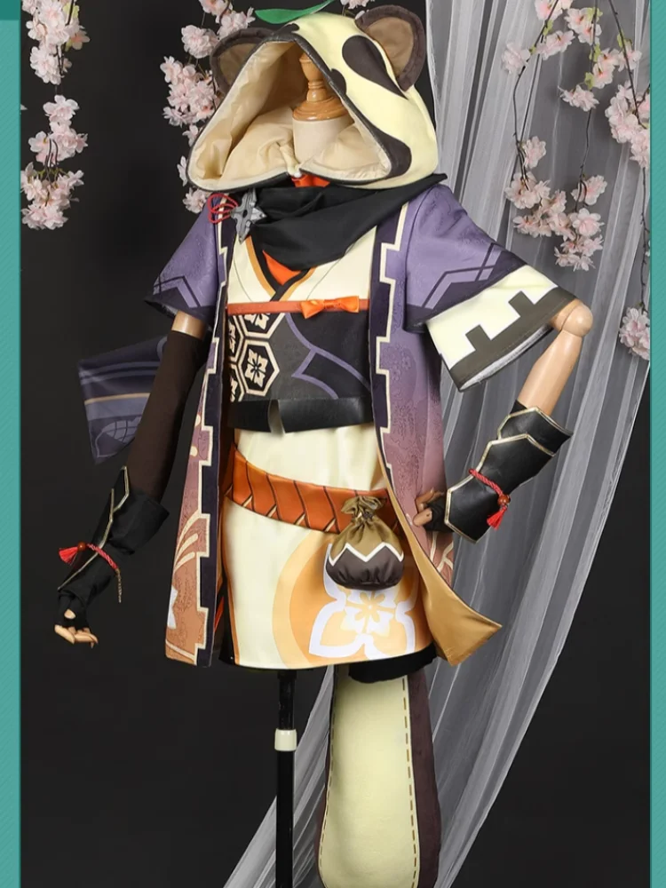 Костюм для косплея Sayu из игры Genshin Impact Женский костюм карнавала или Хэллоуина