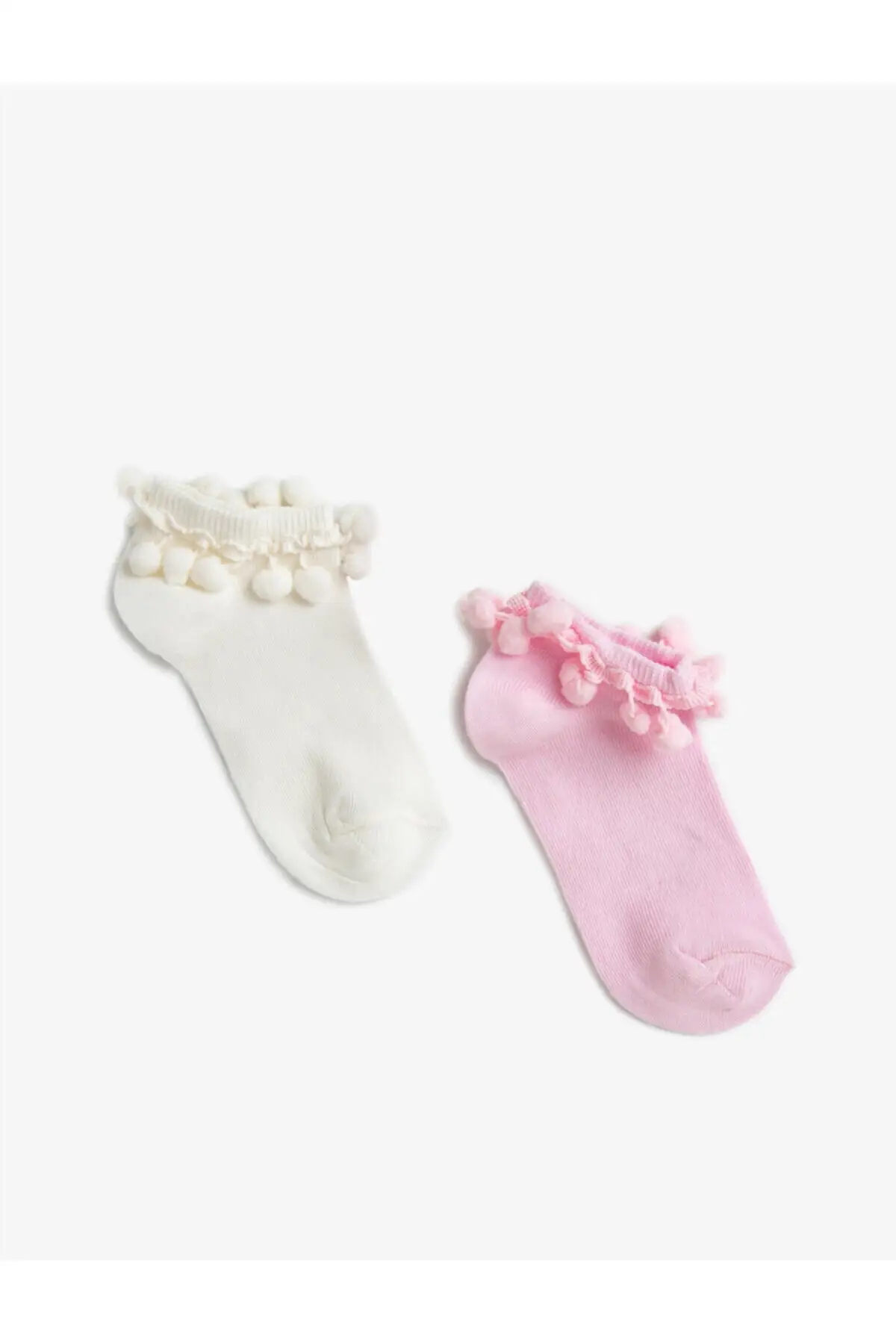 

Girls Kids Pompom Socks Set Cotton