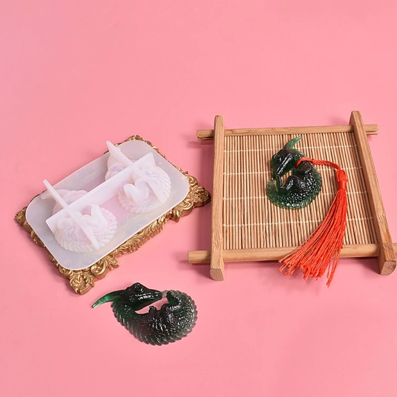 

Силиконовая форма для брелока, силиконовая форма в виде динозавра для автомобиля, подвеска, украшение для дома, искусственный кристалл