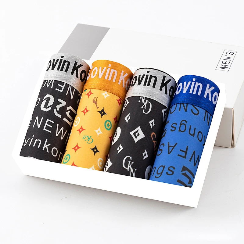 Men's Panties Set Cotton Men Underwear Men Boxer Men's Briefs Soft Man Undrewear Breathable Men Underpants Sexy Men's Shorts Set