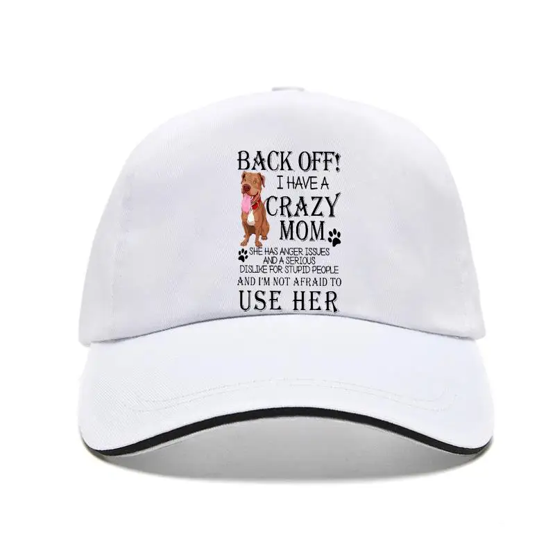 

Back Off I Have A Crazy Pitbull, Dog Mom Lovers Unisex Bill Hat