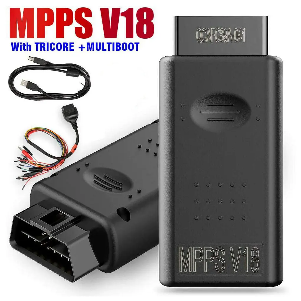 MPPS V18 ECU Flashing Chip Tuning Remapping Tool EEprom Read/Write Auto Detect Автомобильный диагностический
