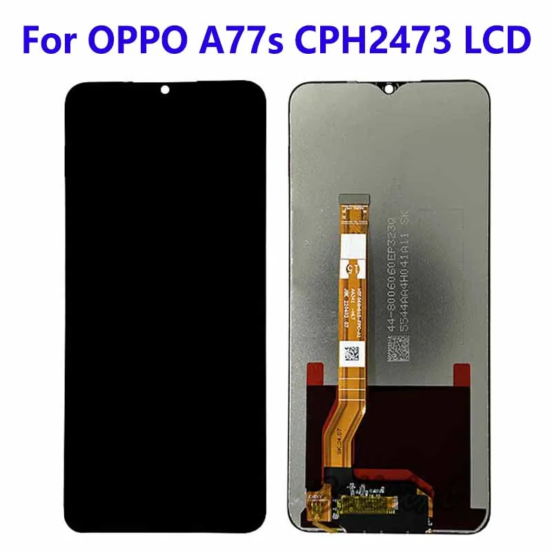 Для OPPO A77s CPH2473 ЖК-дисплей с цифровым преобразователем сенсорного экрана в сборе