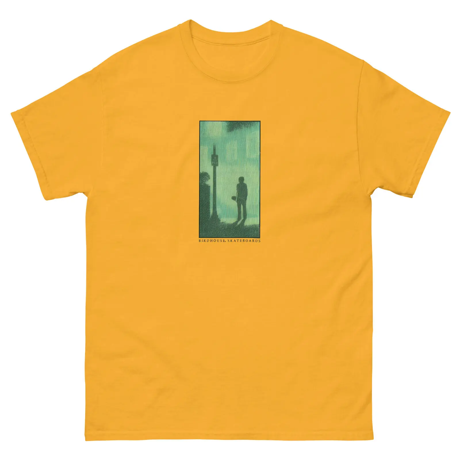 Скейтборды скейтборды темная одинокая улица ретро скейтбординг футболки дизайн