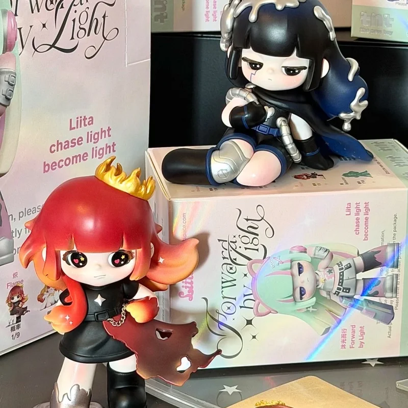 Фото Оригинальная коллекционная фигурка Liita Forward By Light Series Liita V3 Blind Box, кавайная модель для декора рабочего стола, загадочная коробка, игрушка-сюрприз, подарок №4