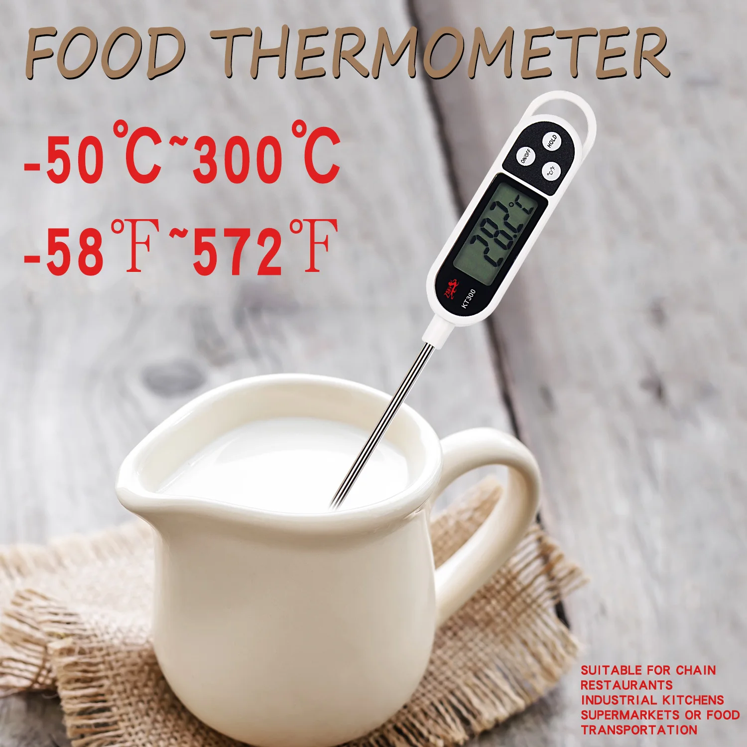 lcd home electronic digital temperature humidity meter hygrometer kitchen food bbq thermometer for freezer refrigerator fridge free global shipping