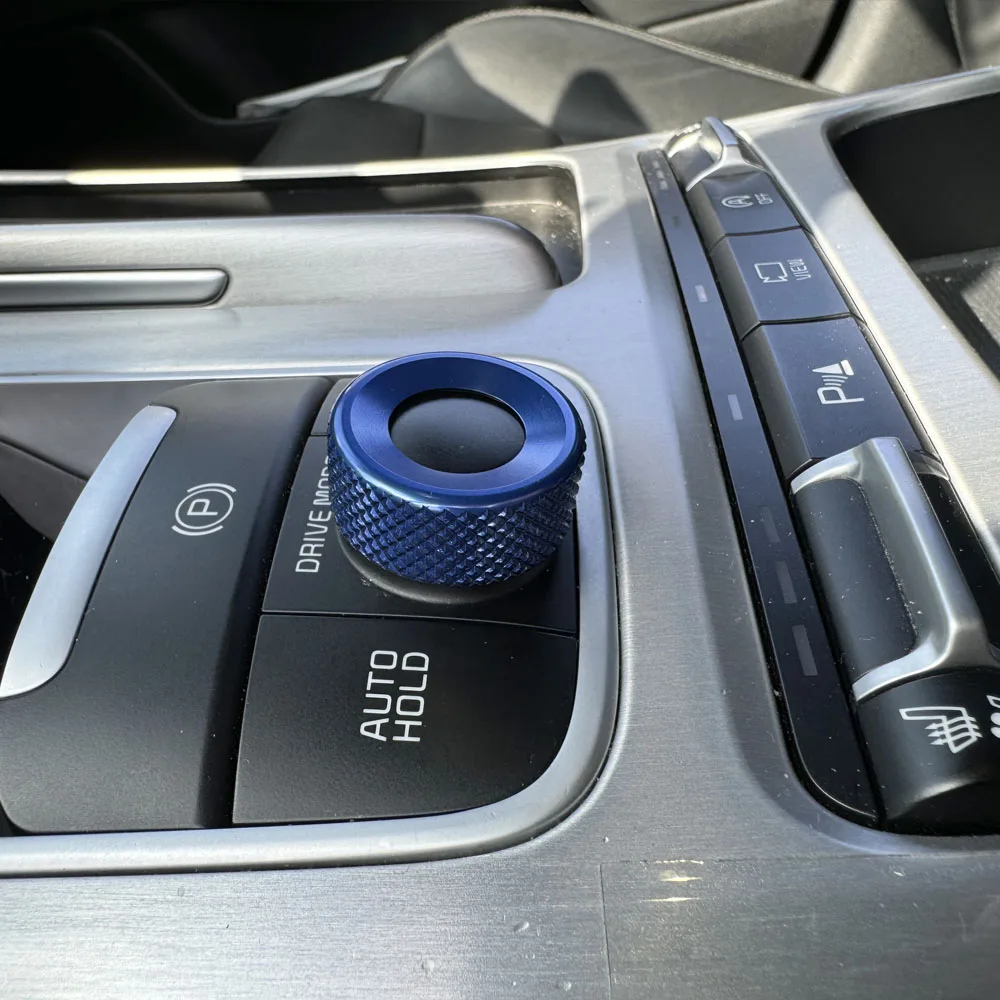 

Алюминиевая модель привода центральной консоли, ручка переключателя, кольцо, накладка для Kia Stinger 2019-2024, аксессуары для интерьера